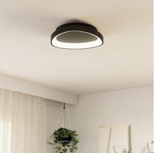 Eglo 901584 - LED Stmievateľné stropné svietidlo LORETELLO LED/12W/230V čierna + DO