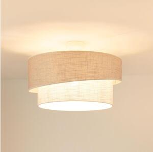 Brilagi - Prisadený luster DOVER SHINE 1xE27/15W/230V pr. 50 cm šedá/krémová