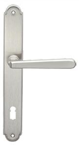 Dverové kovanie COBRA ALT-WIEN (ONS), kľučka-kľučka, Otvor na cylindrickú vložku PZ, COBRA ONS (nikel matný), 72 mm