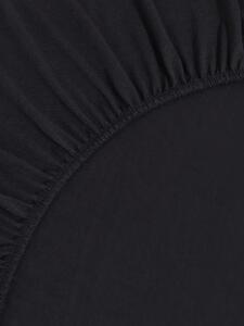 Sinsay - Bavlnené posteľné prestieradlo s gumičkou - čierna