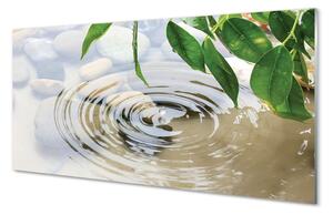Obraz na skle pokles striekajúcej vode 100x50 cm 2 Prívesky