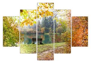 Obraz rybníka (150x105 cm)