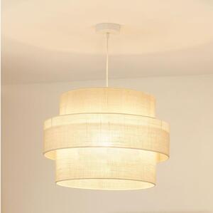 Brilagi - Luster na lanku SPACE YUTE 1xE27/15W/230V pr. 50 cm krémová/biela