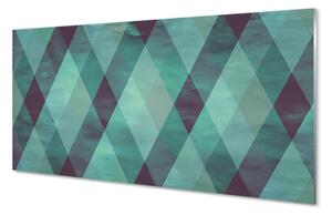 Obraz na skle Geometrický vzor diamantov 100x50 cm 2 Prívesky