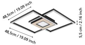 Eglo 901742 - LED stmievateľné svietidlo MARINELLO 2xLED/17W/230V +LED/4,2W + DO