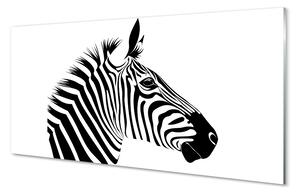 Sklenený obraz ilustrácie zebra 140x70 cm 4 Prívesky