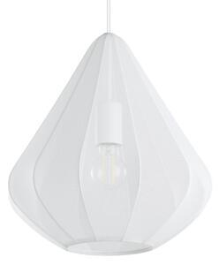Eglo 43996 - Luster na lanku DOLWEN 1xE27/40W/230V pr. 33,5 cm biela