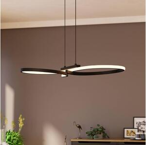 Eglo 901267 - LED Luster na lanku SERPINS LED/21W/230V 3000K čierna