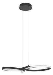 Eglo 901267 - LED Luster na lanku SERPINS LED/21W/230V 3000K čierna