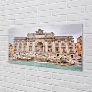 Sklenený obraz Rím Fontána bazilika 140x70 cm 2 Prívesky