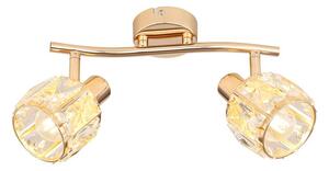 Bodové svietidlo DUBAI 2xE14/40W/230V rose gold