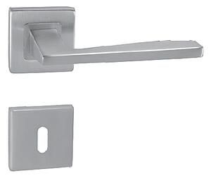 Dverové kovanie MP Moderna - HR (BN - Brúsená nerez), kľučka-kľučka, WC kľúč, MP BN (brúsená nerez)