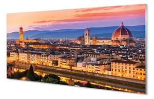 Sklenený obraz Italy Panorama noc katedrála 100x50 cm 2 Prívesky