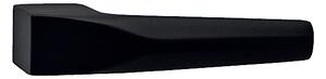 Dverové kovanie COBRA ULTIMA (čierná), kľučka/kľučka, hranatá rozeta, Hranatá rozeta s otvorom na cylidrickú vložku PZ, COBRA ČIERNA