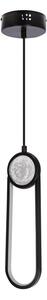 LED Luster na lanku LACRIMA LED/15W/230V 3000K čierna