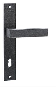 Dverové kovanie COBRA BADEN (R), kľučka-kľučka, Otvor pre obyčajný kľúč BB, COBRA R (rustik), 90 mm