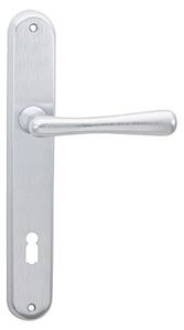Dverové kovanie COBRA ELEGANT (OCS), kľučka-kľučka, Otvor pre obyčajný kľúč BB, COBRA OCS (chróm matný), 72 mm
