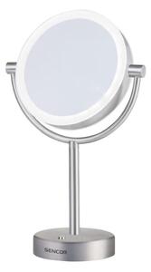 Sencor - Kozmetické zrkadielko s LED podsvietením LED/5W/230V nerez