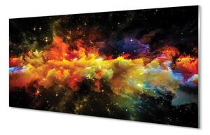 Sklenený obraz Žltá fraktálne vzory 100x50 cm 2 Prívesky