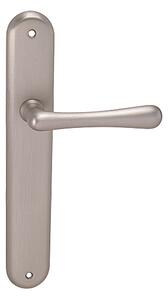 Dverové kovanie MP Elegant (NP - Nikel perla), kľučka-kľučka, Otvor pre obyčajný kľúč BB, MP NP (nikel perla), 72 mm