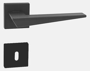 Dverové kovanie MP Naxos - HR (čierná), kľučka-kľučka, Bez spodnej rozety, MP Čierna
