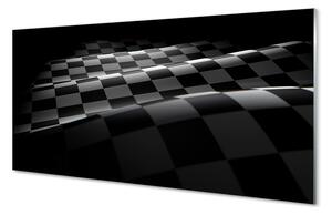 Sklenený obraz checker vlajky 100x50 cm 2 Prívesky