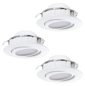 Eglo 78755 - SADA 3x LED Podhľadové svietidlo PINEDA LED/6W/230V 3000K biela