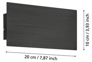 Eglo 901197 - LED Nástenné svietidlo TALAMELLO LED/6W/230V 3000K čierna