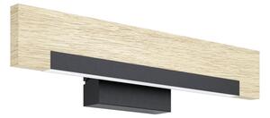 Eglo 901738-LED Nástenné svietidlo CAMACHO LED/9,6W/230V 3000K čierna/béžová