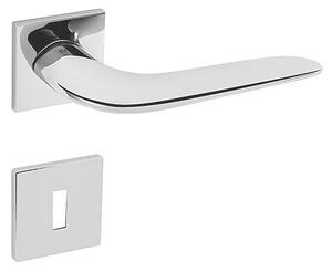 Dverové kovanie MP ANGEL - HR 4163Q 5S (OC - Chrome lesklý), kľučka-kľučka, WC kľúč, MP OC (chróm lesklý)