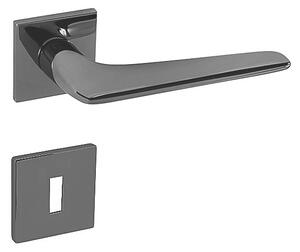 Dverové kovanie MP Optimal HR 4164 5 S (BNL), kľučka-kľučka, WC kľúč, MP BNL (čierny nikel)