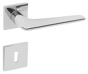 Dverové kovanie MP Optimal HR 4164 5 S (OC), kľučka-kľučka, WC kľúč, MP OC (chróm lesklý)