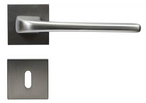 Dverové kovanie RICHTER Cortina (NIMAT), kľučka-kľučka, Otvor pre obyčajný kľúč BB, Richter nikel matný