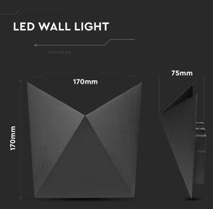 LED Vonkajšie nástenné svietidlo LED/5W/230V 4000K IP65 čierna
