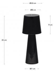 ARENYS SMALL stolová bezkáblová lampa Čierna