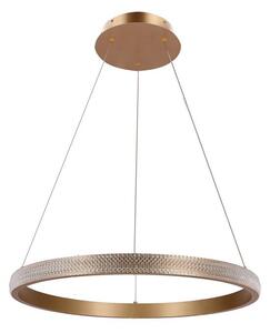 LED Luster na lanku HASHIM LED/34W/230V pr. 60 cm medená