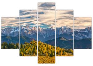 Obraz - horská panorama (150x105 cm)