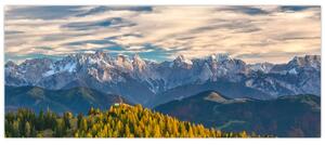 Obraz - horská panorama (120x50 cm)