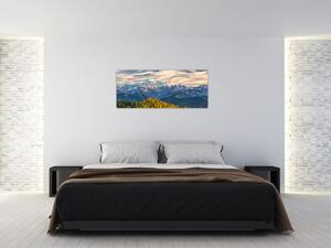Obraz - horská panorama (120x50 cm)