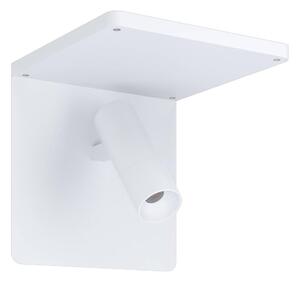 Eglo 67562 - LED Nástenné svietidlo s policou CIGLIE LED/8,1W/230V biela