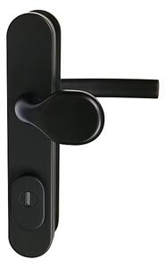 Bezpečnostné kovanie RICHTER R701ZB TB4 (čierna), kľučka-kľučka, Otvor na cylindrickú vložku PZ, RICHTER Čierna matná, 90 mm