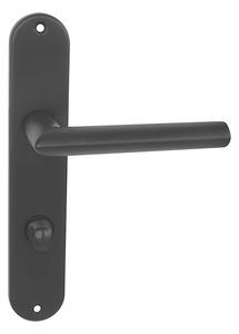 Dverové kovanie MP Nevada - S (BS - Čierna matná), kľučka-kľučka, Otvor pre obyčajný kľúč BB, MP BS (čierna mat), 72 mm