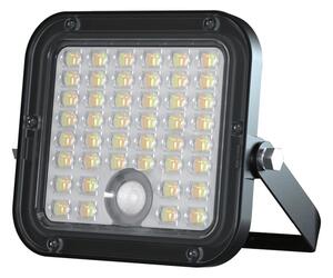 LED stmievateľný solárny reflektor so senzorom LED/10W/3,7V 4000/6000K IP65 + DO