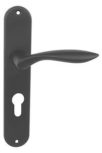 Dverné gule MP Claudia - S (BS - Čierna matná), kľučka-kľučka, Otvor pre obyčajný kľúč BB, MP Čierna, 90 mm