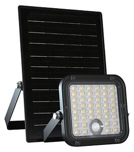 LED stmievateľný solárny reflektor so senzorom LED/10W/3,7V 4000/6000K IP65 + DO