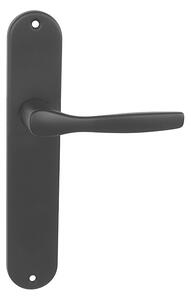 Dverová guľa MP Luxor - (ČM), kľučka-kľučka, Otvor pre obyčajný kľúč BB, MP Čierna, 72 mm
