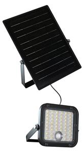 LED stmievateľný solárny reflektor so senzorom LED/10W/3,7V 4000/6000K IP65 + DO