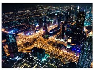 Obraz nočného mesta (70x50 cm)