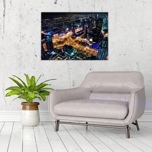 Obraz nočného mesta (70x50 cm)