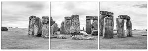 Obraz na plátne - Stonehenge - panoráma. 506ČB (90x30 cm)